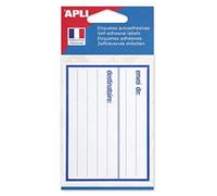 APLI-AGIPA - agipa Etiquettes "expéditeur/destinataire", 83 x 115 mm - pour le marché: F -Contenu: 8 étiquettes en petit paquet (111939)