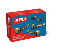 APLI Attaches parisiennes 12284 – dorées – boîte de 100 – 17 mm