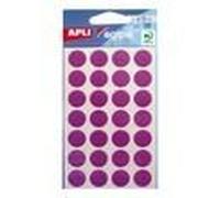 Apli-AGIPA Pastille adhésive 111846 15 mm Pochette, lot de 168 Violet