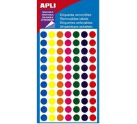 APLI Gommettes rondes Ø 8 mm - 308 pièces