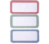 APLI Étiquettes autocollantes permanentes confiture 34 x 75 mm, 9 étiquettes, bleu/rouge/vert