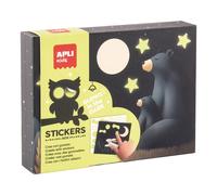 Apli Autocollants Glow In The Dark Bears