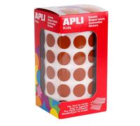 Apli Autocollants Scolaires Ronds Ø 15mm