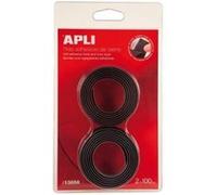 Apli Bande Auto-Agrippante Noire 2X100 Cm G