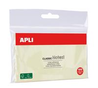 Apli Bloc De 100 Notes Adhésif Repositionnable 125 X 75 Mm