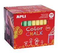 APLI Craies 14575 – Boîte de 100 couleurs assorties