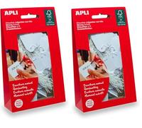 APLI Boite de 200 étiquettes bijouterie 13 x 20 mm (Lot de 2)