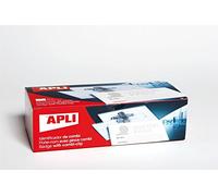 APLI Boîte de 25 badges avec pince combi 90 x 56 mm