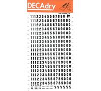 Apli DD55F - Chiffres transfert noirs - 6 mm- 316 caractères