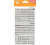 Apli DD60F - Lettres et chiffres transfert noirs - 5 mm - 339 caractères