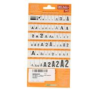 APLI Lettres transfert majuscules blanches 2,5 mm – 730 caractères