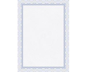 Apli DSD1040 Boîte de 70 Diplômes Spirale 115 g Bleu