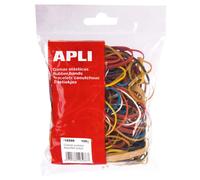 APLI Élastiques appli couleurs assorties – sac 100 g