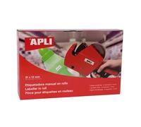 agipa Pince à étiqueter 101418 – 1 ligne numérique – Rouge G