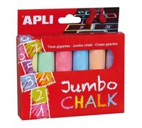 Apli Etui De 6 Craies Jumbo Assorties