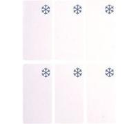 APLI Freezer Labels - Adhésif permanent - bleu, blanc - 25 x 50 mm 24 étiquette(s) (4 rouleau(x) x 6 étiquettes G