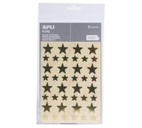 Apli Gommettes étoile Ø12 et 20 mm Doré x 120