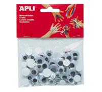 Apli Googly / Mouvement Yeux Différentes Tailles » Adhésif (Paquet De 100)