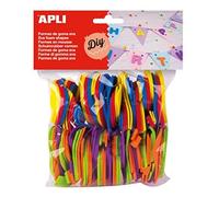 Apli Chiffres en mousse 218120 - Sachet de 120 unités, couleurs assorties