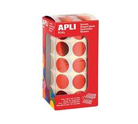 APLI Kids Rouleau de gommettes 12049 – rouges, rondes
