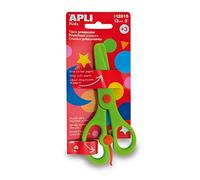 APLI Kids 12815 Ciseaux préscolaires Vert - Lame en Plastique de 13 cm Vert