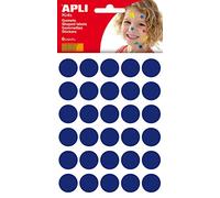 APLI Kids 13226 Sac en Caoutchouc Rond 20 mm Bleu 6 Feuilles