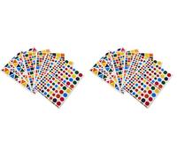 Apli kids 13240 - Pack de 6 feuilles de gommettes, multicolore (Lot de 2)