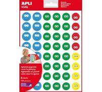 Gommettes smiley Sourire - 144 pcs soit 3 feuilles G