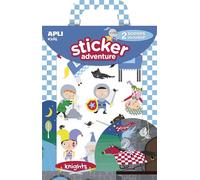 APLI Kids 16765 Sticker adventure chevaliers - Jeu créatif et ludique pour imaginer des histoires - Dès 3 ans