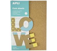 APLI – Feuilles de liège A4 – Apli kids 17115 – 3 feuilles – Pour activités manuelles