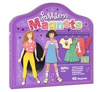 APLI Jeu magnétique Kids 17201 Fashion – Set de 42 magnets – Multicolore