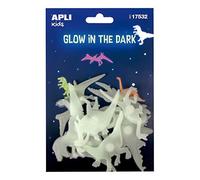 APLI Kids 17532 - Dinosaures - Sachet d'autocollants luminescents