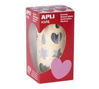 APLI Rouleau de gommettes Apli Kids 17615 formes assorties Argent