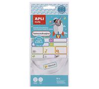 APLI Kids 17794 - Etiquetas adhesivas plastificadas 35 uds