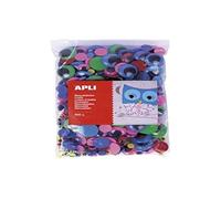 Sachet de 600 yeux adhésifs couleurs assorties