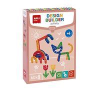 APLI Kids 19162 - Jeu éducatif de Construction avec des fiches explicatives - 60 pièces - Age: +4ans.