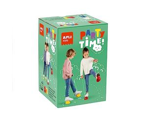 APLI Kids 19565 - Jeu d'échasses avec Cordons - Équilibre et Coordination - Idéal pour Les activités en Plein air