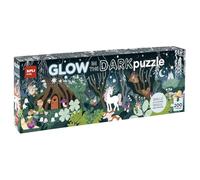 APLI Kids 19692 - Puzzle Fluorescent Glow in The Dark La forêt Magique - Puzzle Qui Brille dans Le Noir - 200 pièces de Dimensions 6x5 cm.