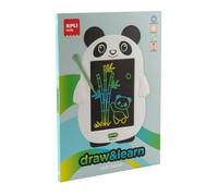 APLI Kids 19957 - Ardoise LCD en forme de panda, ultralégère, pour dessiner et effacer facilement sans utiliser de papier.
