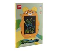 APLI Ardoise LCD Kids 19959 – Tigre ultralégère pour dessiner et effacer facilement, sans papier