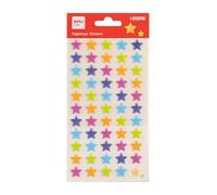 APLI Kids 20208 - Pochette de 55 autocollants étoiles pastel - Stickers étoiles colorées pour loisirs créatifs, scrapbooking, personnalisation de carnets, albums et cartes