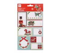 APLI Kids 20224 - Étiquettes cadeaux de Noël Casse-Noisette - Stickers personnalisables pour enfants et adultes - 8 autocollants festifs à coller sur vos paquets - Décoration de cadeaux