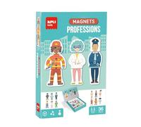 APLI Kids 20383 - Magnets Professions - Jeu éducatif magnétique 3+ pour découvrir et nommer Les métiers - Développe Le vocabulaire.