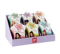 APLI Kids 20554 - Présentoir de 18 kits bijoux créatifs, bracelets et colliers à créer soi-même, activité manuelle enfants