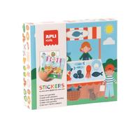 APLI Kids 20595 - Jeu de gommettes et autocollants Mercado