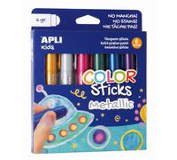 APLI Kids APLI - Colour Stick métallique 6 couleurs
