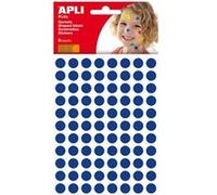Autocollants Apli 6 feuilles Bleu 10 Unités