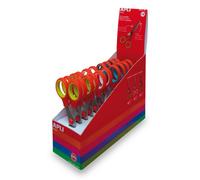 Apli Kids Boîte de 12 Ciseaux pour Enfants Couleurs Assorties - Lame de 13 cm