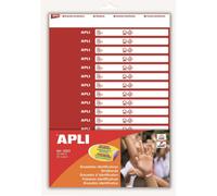 APLI KIDS Boîte de 2 feuilles A4 pour imprimer 32 bracelets d'identification pour enfants