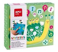 APLI kids - Jeu d'autocollants dans une boîte en carton - Lilliput - jeu éducatif G